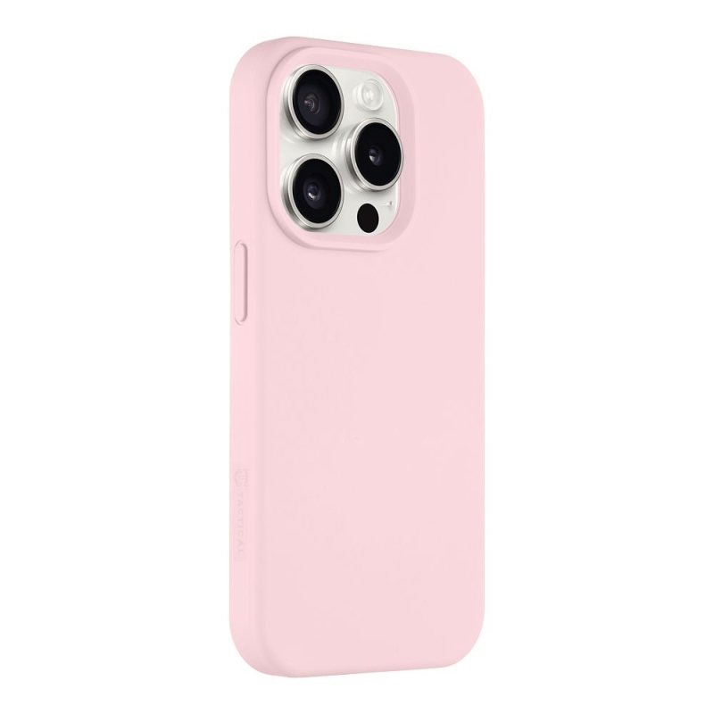 Taktikai MagForce bársony Smoothie borító Apple iPhone 15 Pro rózsaszín párduchoz