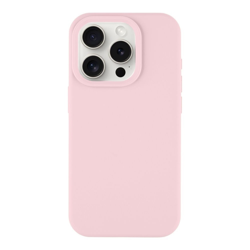Taktikai MagForce bársony Smoothie borító Apple iPhone 15 Pro rózsaszín párduchoz