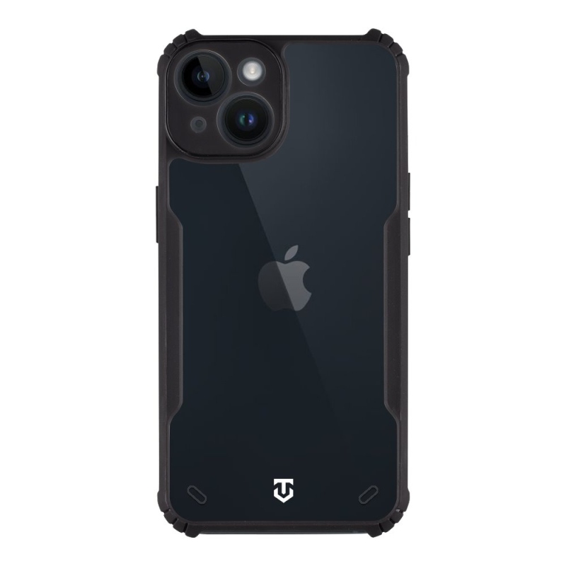 Tactical Quantum lopakodó védőburkolat Apple iPhone 14 készülékhez Clear/Fekete