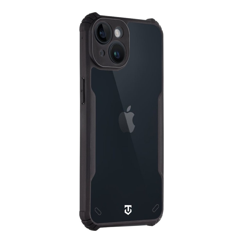 Tactical Quantum lopakodó védőburkolat Apple iPhone 14 készülékhez Clear/Fekete