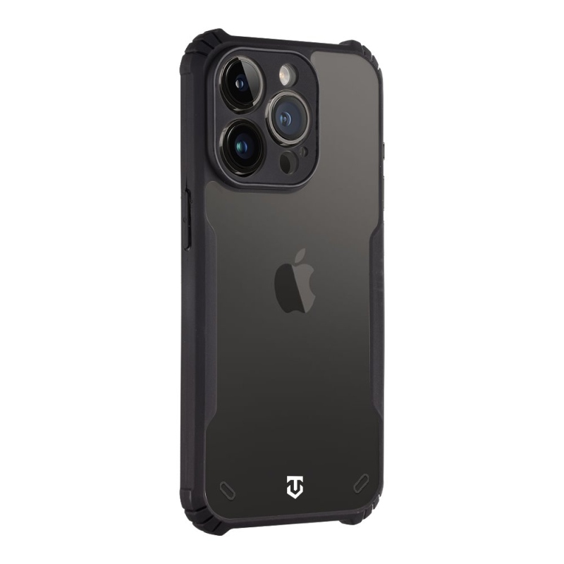 Tactical Quantum lopakodó védőburkolat Apple iPhone 14 Pro készülékhez Clear/Fekete