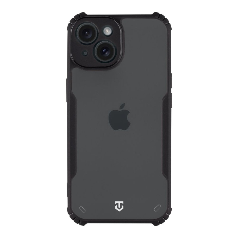 Tactical Quantum lopakodó védőburkolat Apple iPhone 15 készülékhez Tiszta/fekete