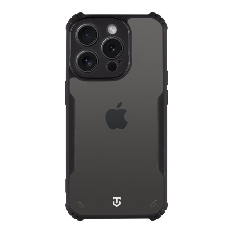 Tactical Quantum lopakodó védőburkolat Apple iPhone 15 Pro készülékhez Clear/Fekete