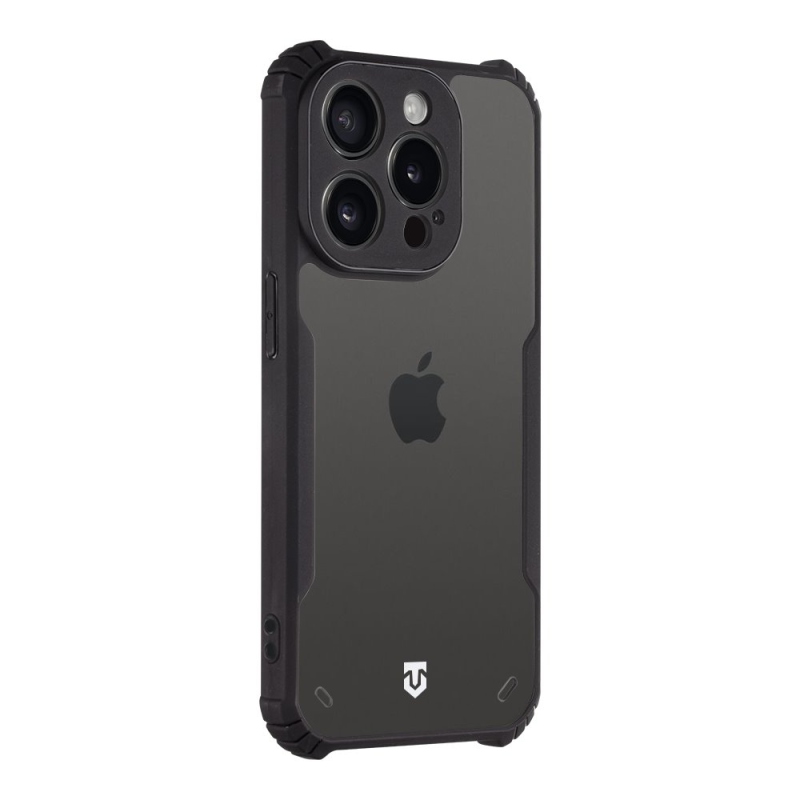 Tactical Quantum lopakodó védőburkolat Apple iPhone 15 Pro készülékhez Clear/Fekete