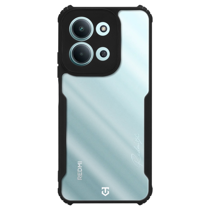 Taktikai Quantum lopakodó borítás a Xiaomi Redmi 15C 4G/5G számára Tiszta/fekete