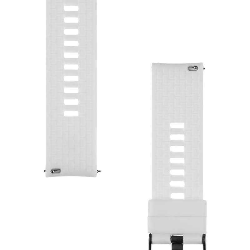 Taktikai gyorskioldó szilikon szíj 22mm fehér