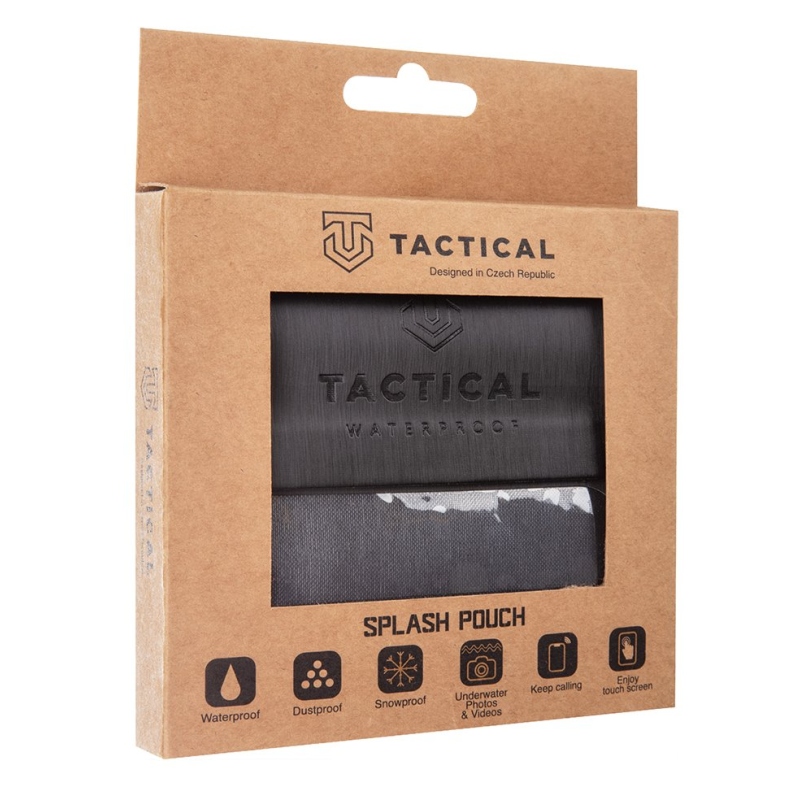 Taktikai fröccsenő tasak L/XL aszfalt