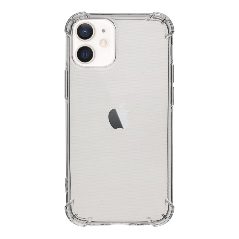 Taktikai TPU Plyo borítás Apple iPhone 12 Mini készülékhez - átlátszó