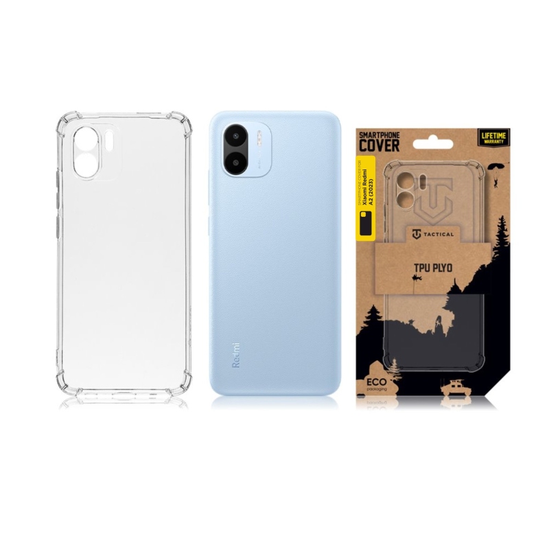 Taktikai TPU Plyo Cover for Xiaomi Redmi A2 2023 - átlátszó