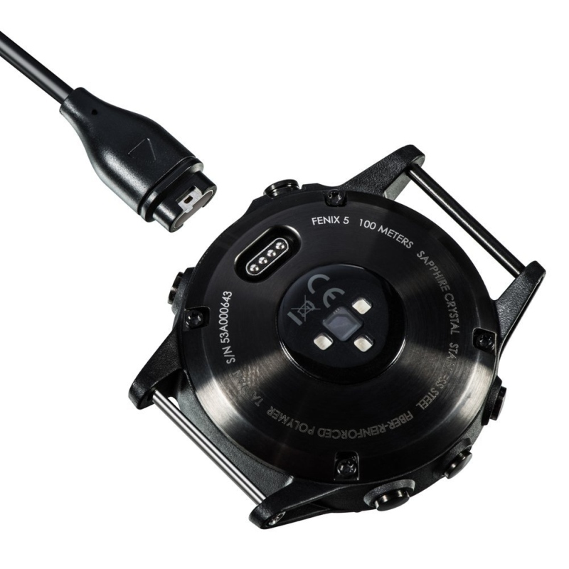 Taktikai USB töltő- és adatkábel Garmin Fenix 5/6/7, Approach S60, Vivoactive 3 készülékhez