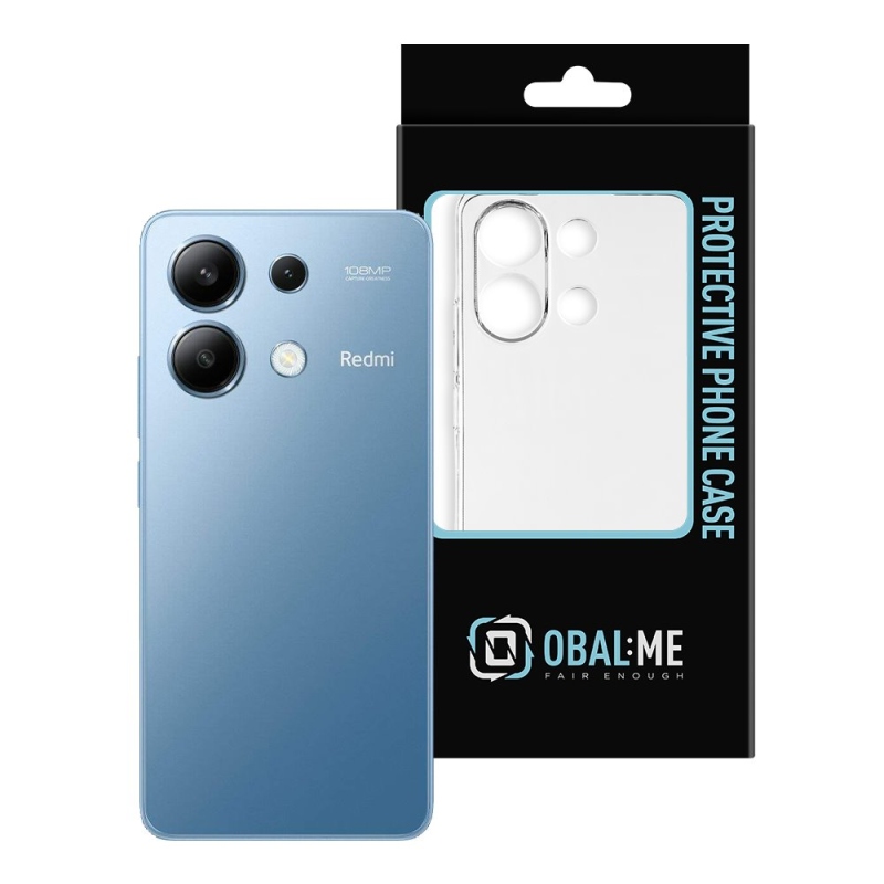 BORÍTÓ:ME TPU borító a Xiaomi Redmi Note 13 4G-hez Átlátszó