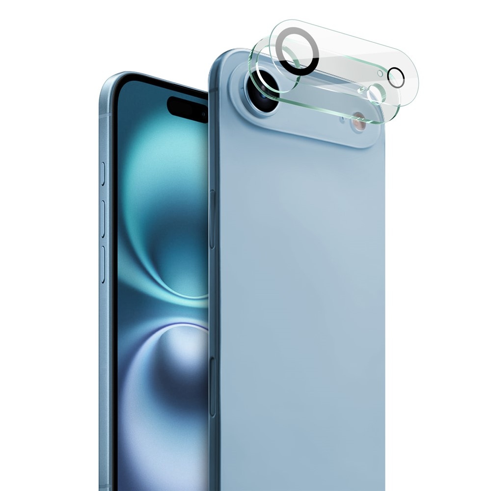 IMK kamera lencse üveg iPhone 17 Air - fekete gyűrűk