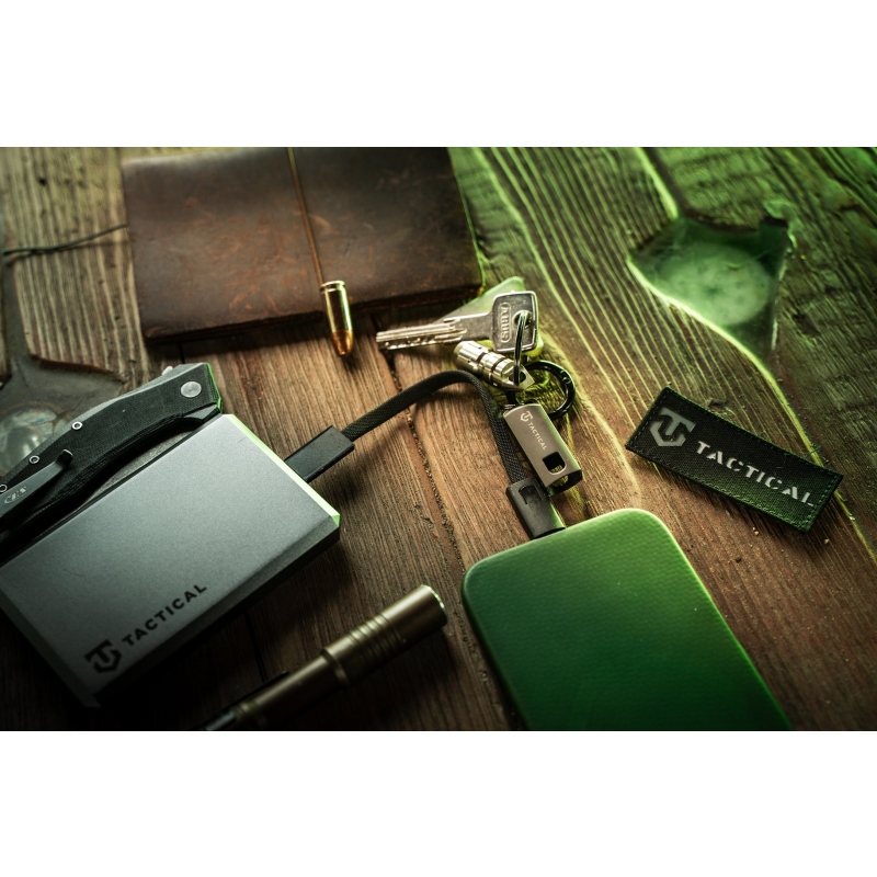 Taktikai OODA hurokkábel USB-C/USB-C fekete