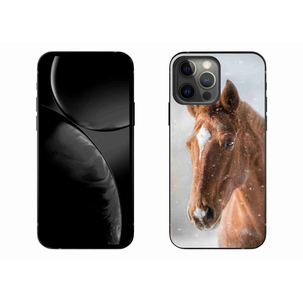 Zselés borítás mmCase iPhone 13 Pro Max készülékhez - barna ló 2