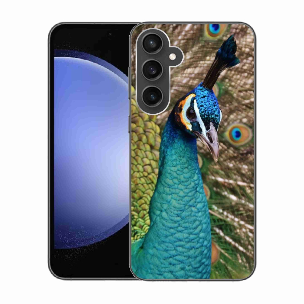 Zselés borítás mmCase Samsung Galaxy S23 FE készülékhez - páva