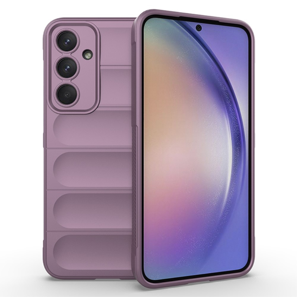 Rugg tartós zselés tok Samsung Galaxy A55 5G - világos lila