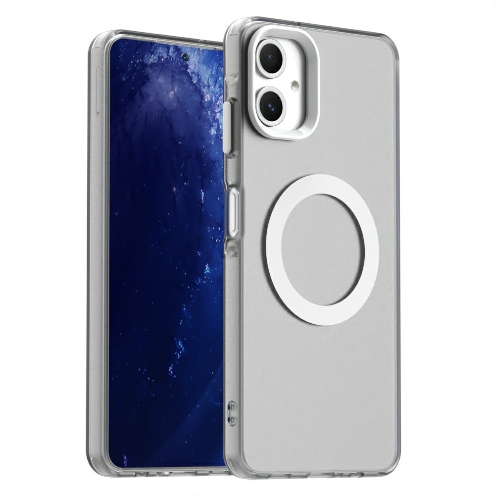 Candy zselés tok MagSafe-val a Samsung Galaxy A06 4G készülékre - fehér