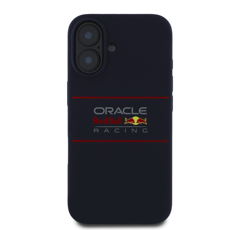 Red Bull szilikon vízszintes logóval ellátott MagSafe hátlap iPhone 16 Plus-hoz Navy