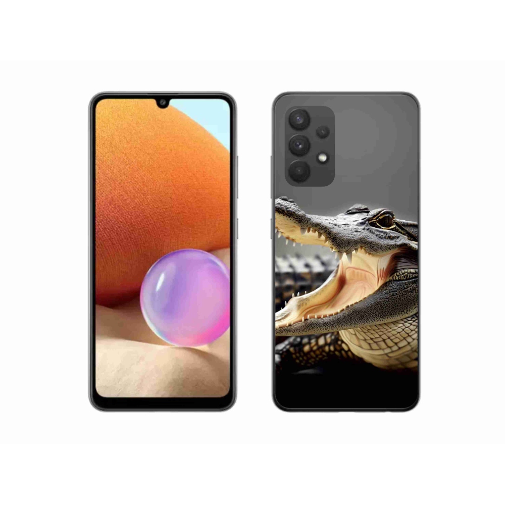 Gél védőhuzat mmCase Samsung Galaxy A32 4G - krokodil