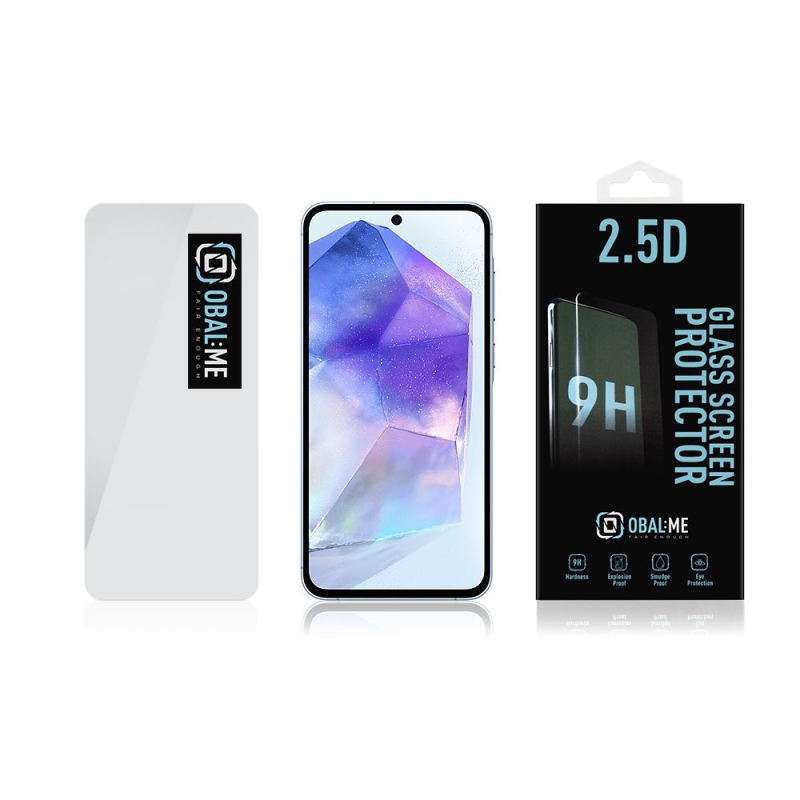 CSOMAG:ME 2.5D edzett üveg Samsung Galaxy A55 5G átlátszóhoz