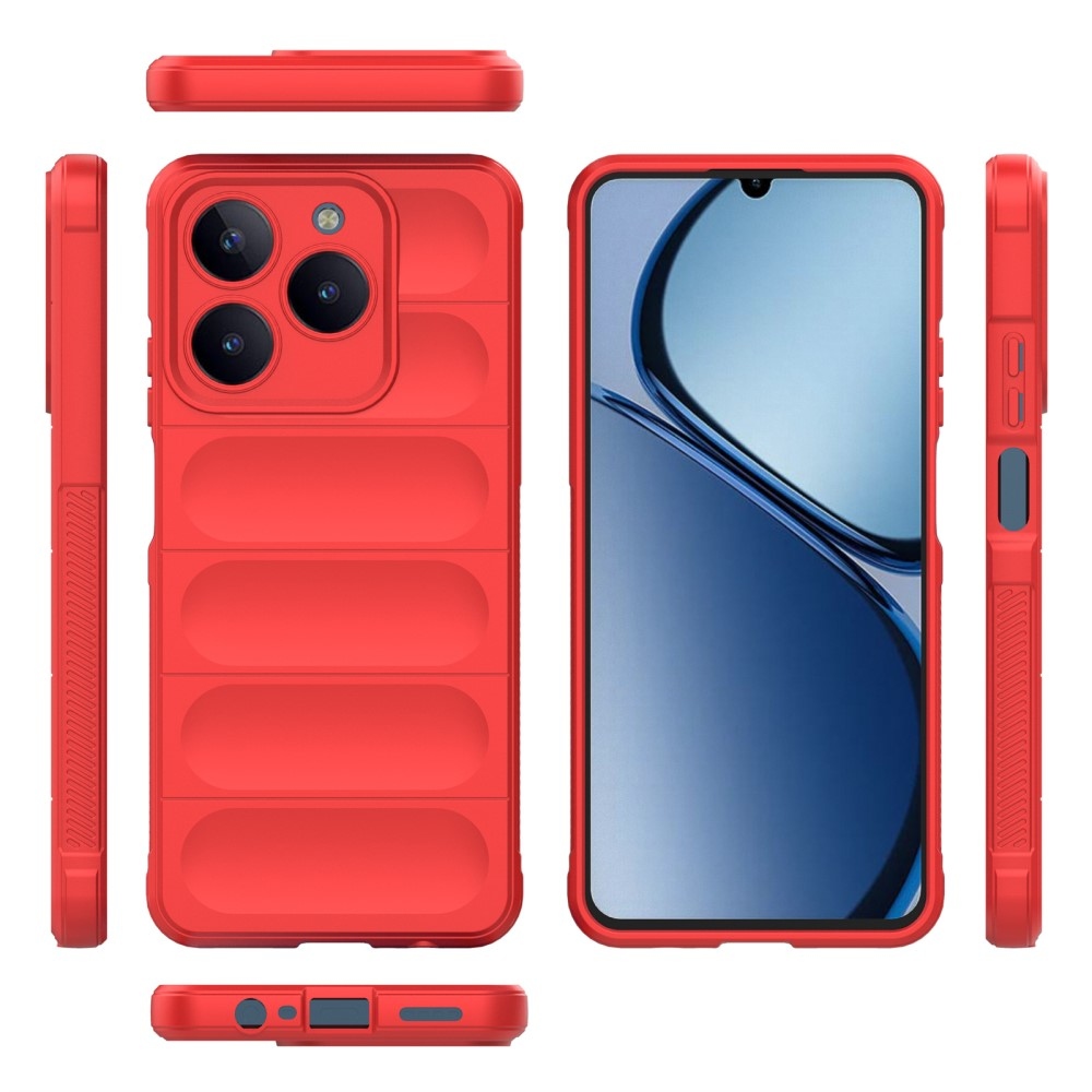 Rugg tartós zselés tok a Realme C61 készülékhez - piros