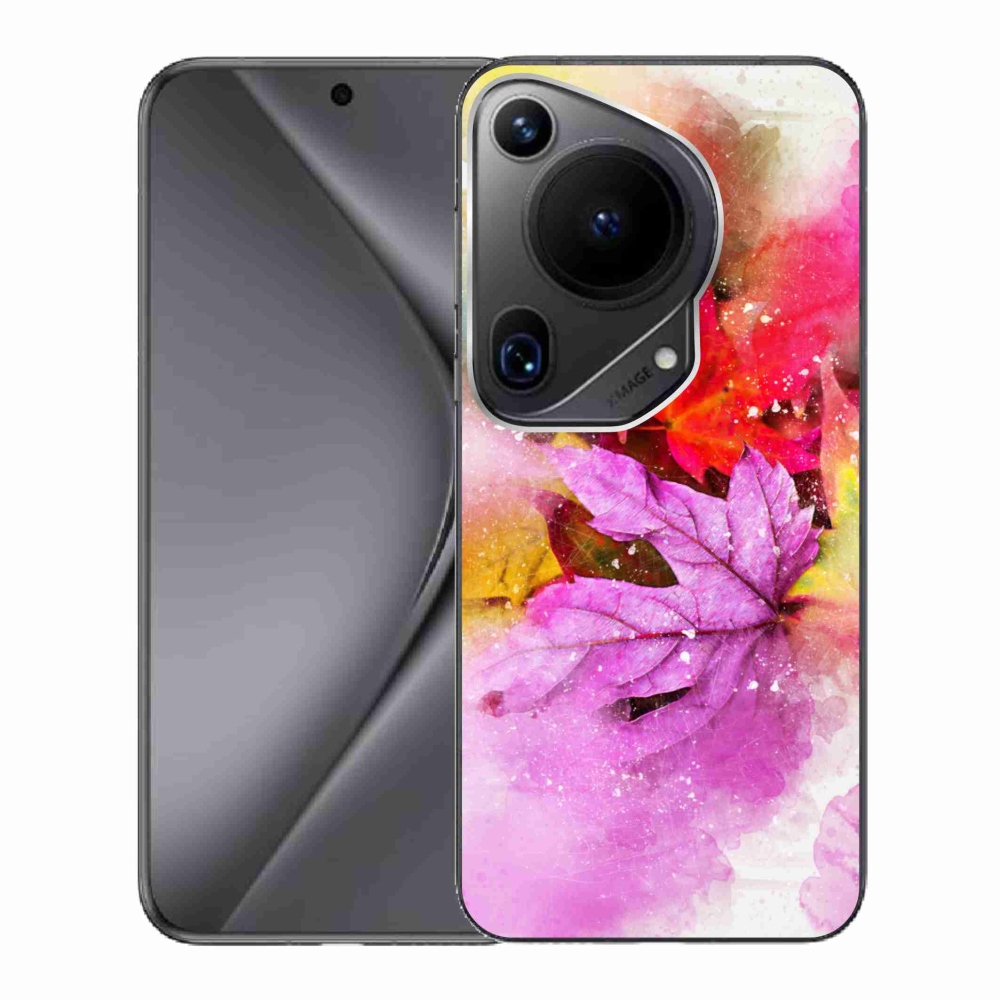 Gél borító mmCase a Huawei Pura 70 Ultra számára - színes levelek
