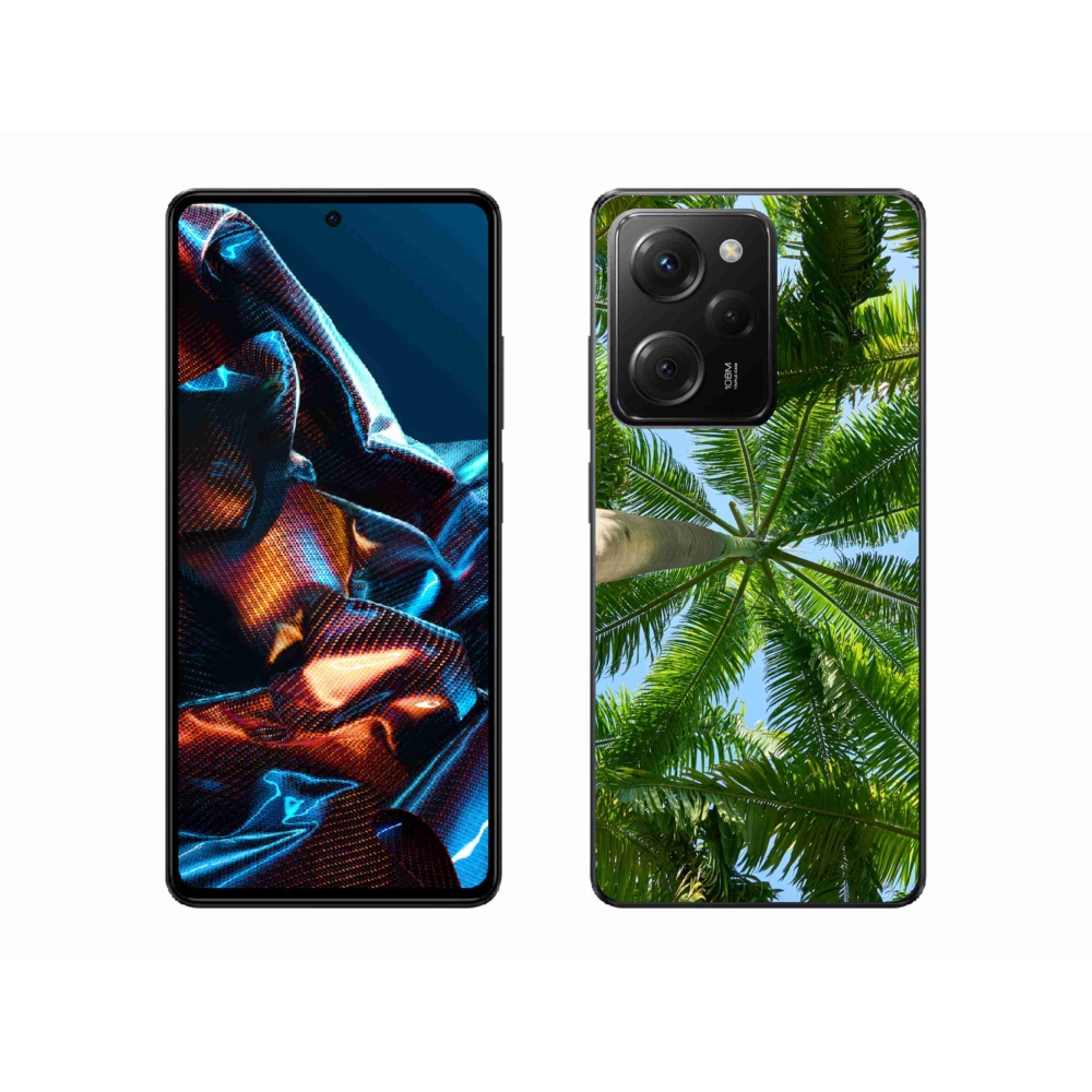 Gél borítás mmCase a Xiaomi Poco X5 Pro 5G számára - pálmafa