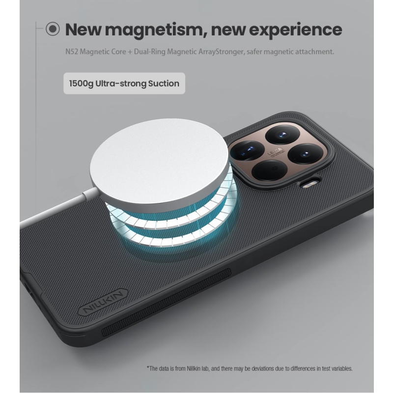 Nillkin Super Frosted PRO mágneses hátlap Xiaomi 15T Pro Fekete