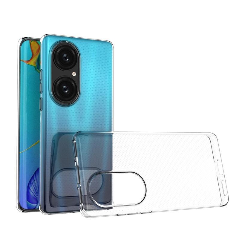 Vékony, átlátszó zselés tok a Huawei P50 Pro készülékhez - átlátszó