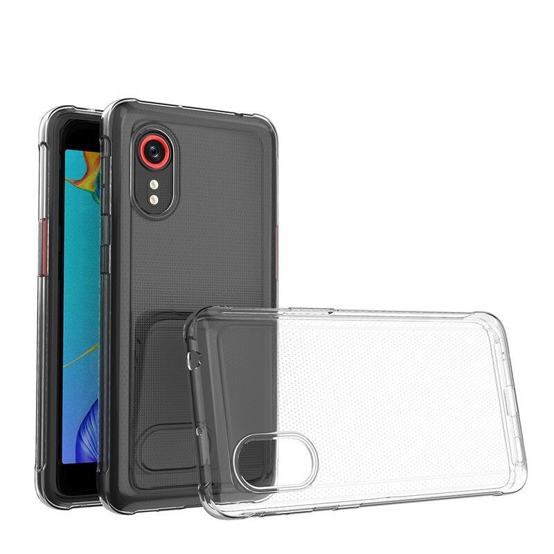 Vékony, átlátszó zselés tok Samsung Galaxy Xcover 5 készülékhez - átlátszó