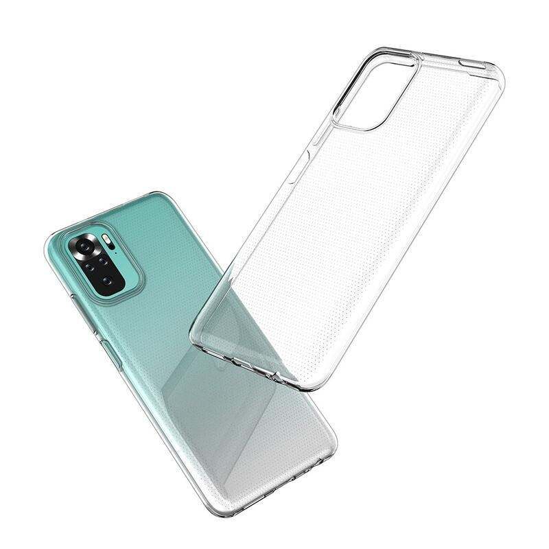 Vékony átlátszó zselés tok Xiaomi Redmi Note 10 4G/Redmi Note 10S/Poco M5s - átlátszó
