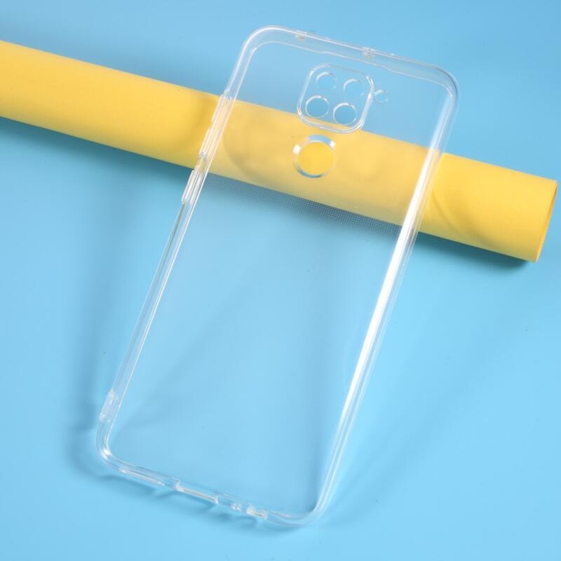 Vékony, átlátszó zselés tok Xiaomi Redmi Note 9-hez - átlátszó