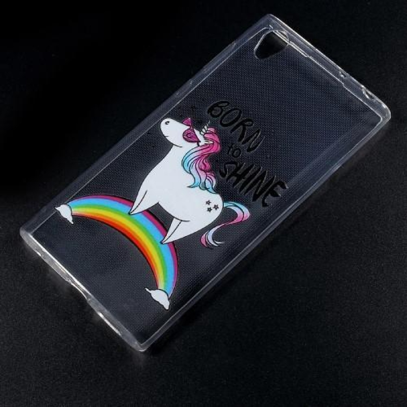 Textúrás zselés tok Sony Xperia L1 - egyszarvúhoz