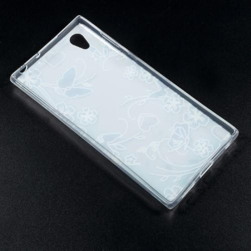 Textúrázott zselés tok Sony Xperia L1 - pillangókhoz