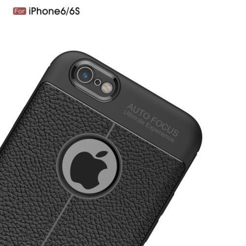 Texturált zselés tok iPhone 6 és 6s készülékhez - szürke
