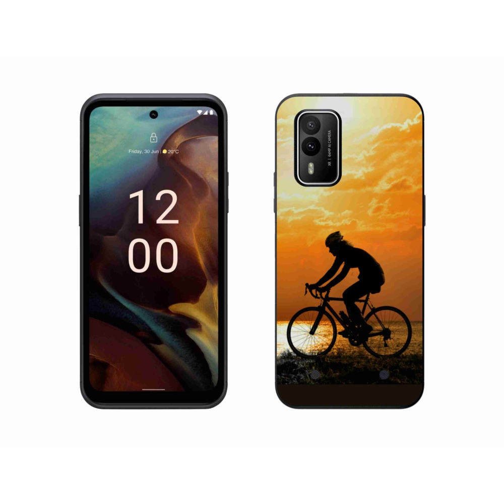 Zselés borítás mmCase a Nokia XR21 számára - kerékpározás