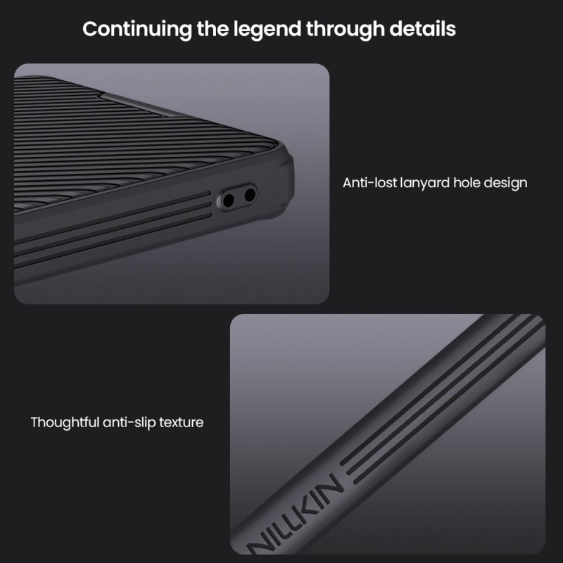 Nillkin CamShield PRO mágneses hátlap a Samsung Galaxy S25 Ultra Fekete készülékhez