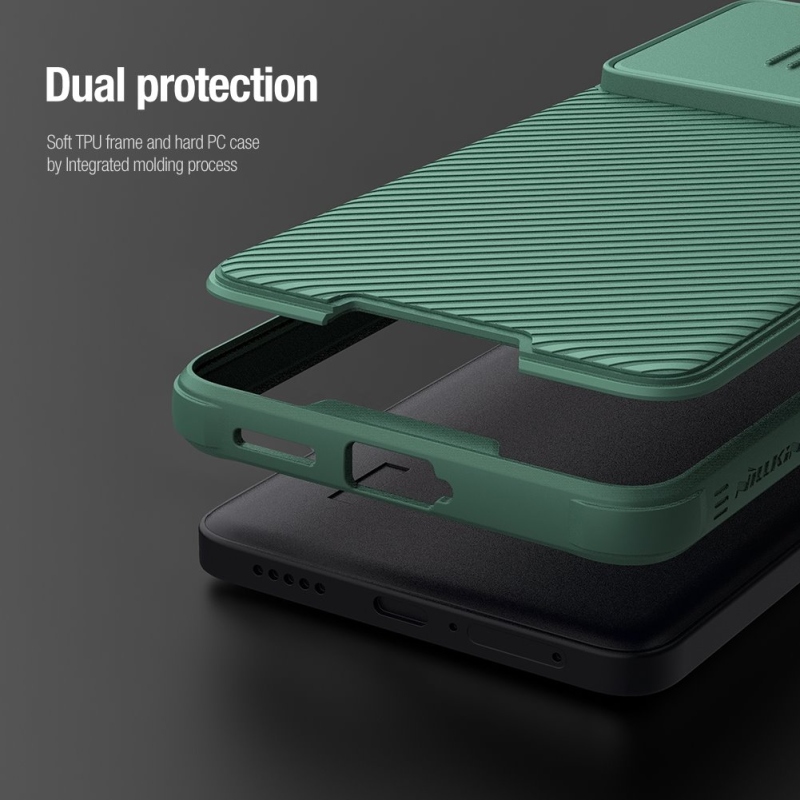 Nillkin CamShield PRO hátlap a Poco F6-hoz Fekete