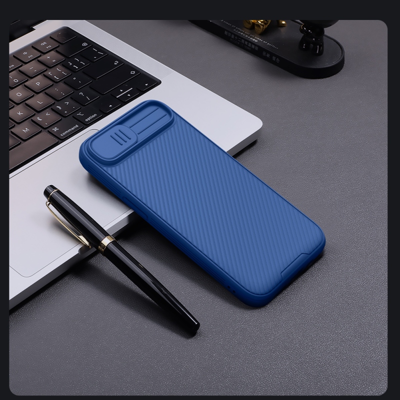 Nillkin CamShield PRO hátlap az Apple iPhone 16e készülékhez Kék