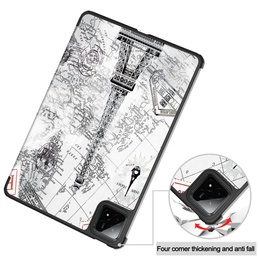 Patty intelligens pozicionáló táblagép tok Xiaomi Pad 7/7 Pro - Eiffel-torony