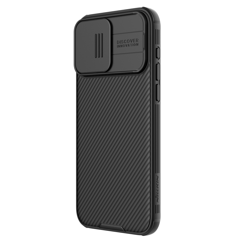 Nillkin CamShield PRO mágneses hátlap Apple iPhone 15 Pro készülékhez Fekete