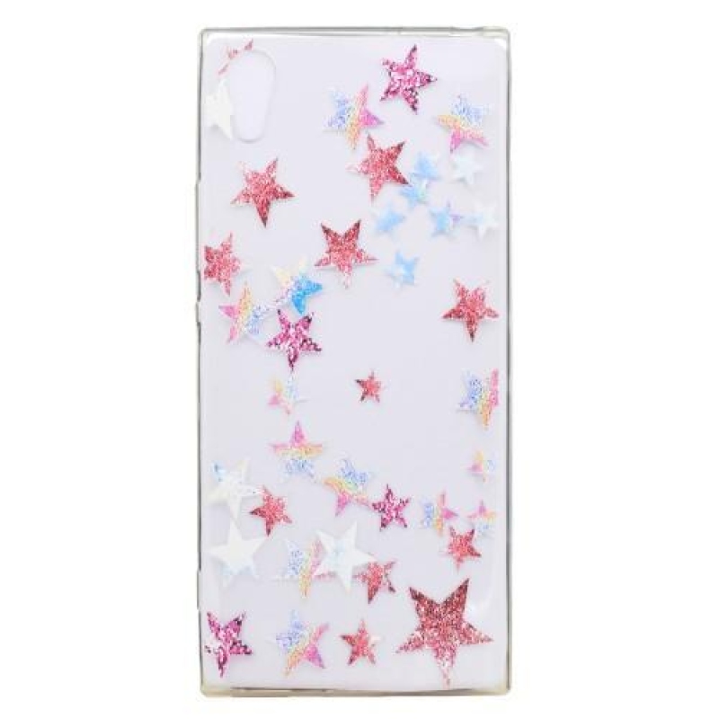 Vékony zselés tok a Sony Xperia XA1-hez - csillagok