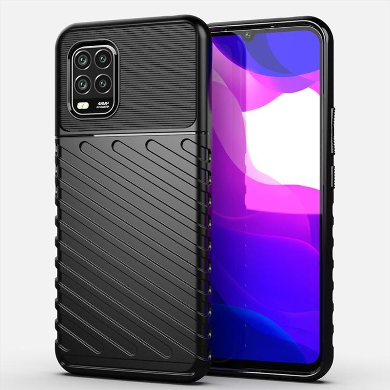 Thunder tartós zselés tok Xiaomi Mi 10 Lite készülékhez - fekete