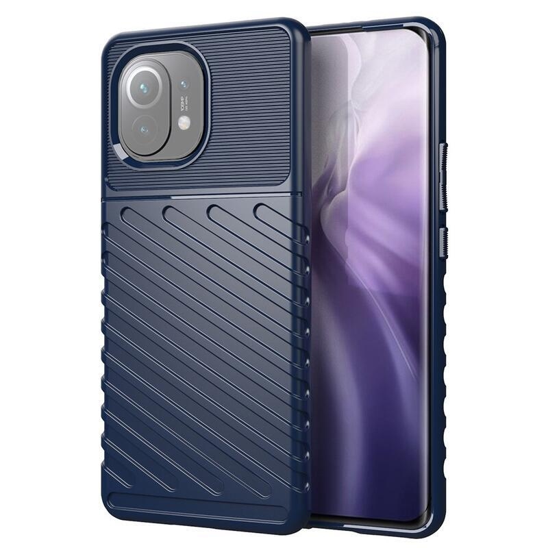 Thunder tartós zselés tok Xiaomi Mi 11 készülékhez - kék