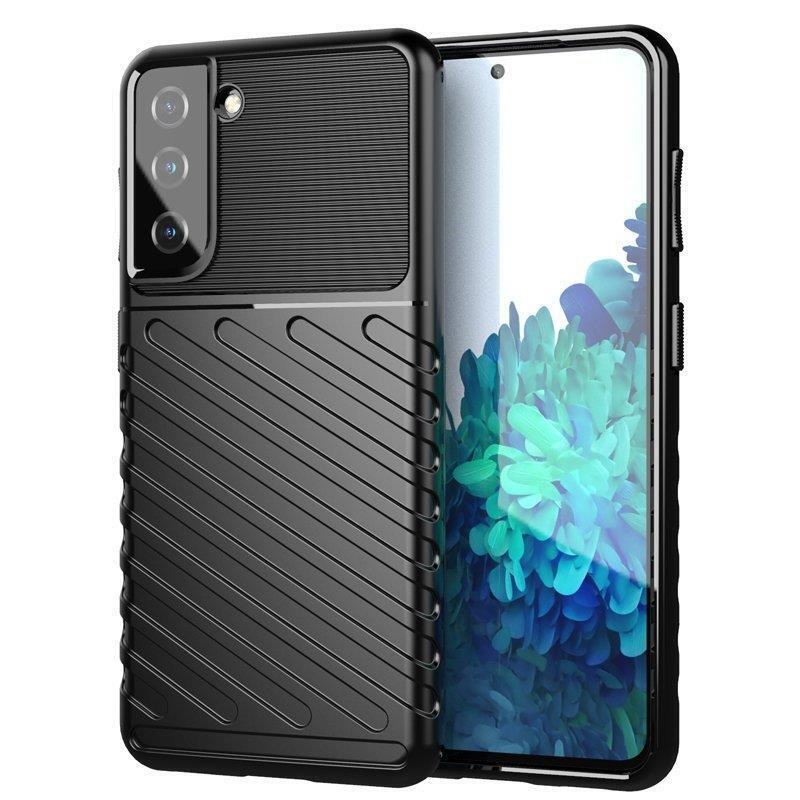 Thunder tartós zselés tok Samsung Galaxy A14 4G/5G készülékhez - fekete