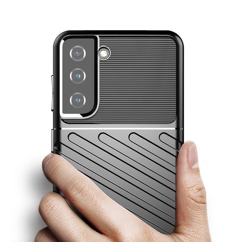Thunder tartós zselés tok Samsung Galaxy A14 4G/5G készülékhez - kék