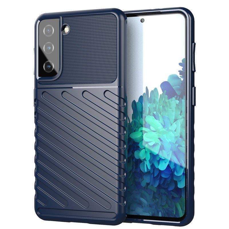 Thunder tartós zselés tok Samsung Galaxy A14 4G/5G készülékhez - kék