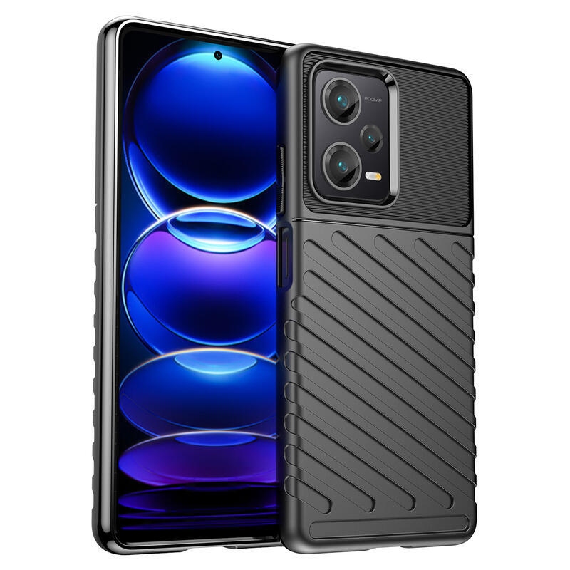 Thunder tartós zselés tok Xiaomi Redmi Note 12 Pro+ 5G - fekete