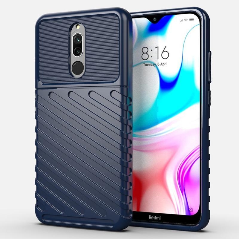 Thunder tartós zselés tok Xiaomi Redmi 8-hoz - kék