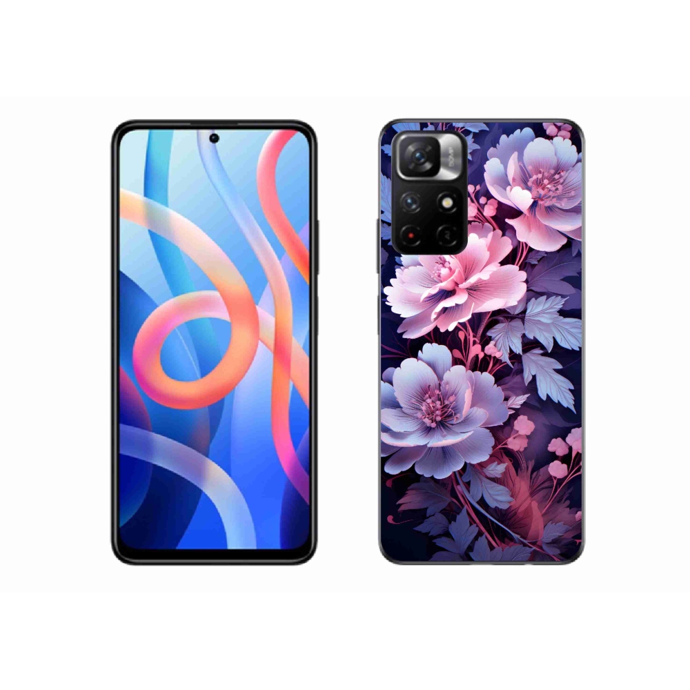 Gél borító mmCase a Xiaomi Redmi Note 11S 5G számára - virágok 11